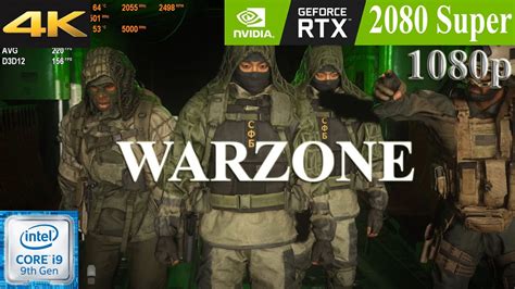 Call Of Duty Warzone RTX 2080 Super 1080p Low Settings FPS