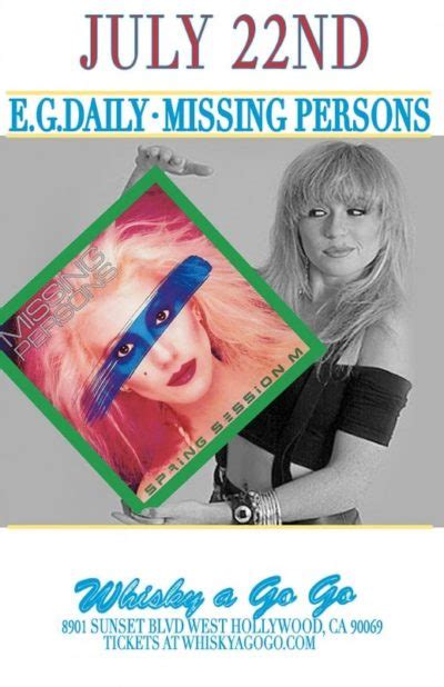 Missing Persons Eg Daily At The Whisky A Go Go Eg Daily S Official