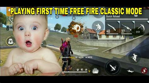 Playing First Time Free Fire Classic Mode Free Fire Classic Free Fire