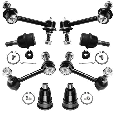 Detroit Axle 8pc Front Suspension Kit For Chevy Trailblazer Ssr Gmc