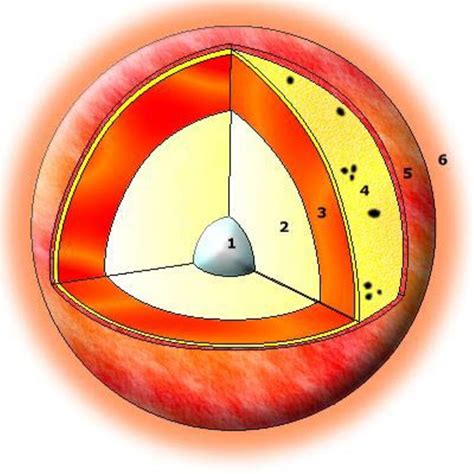 Schichten Des Sonnendiagramms