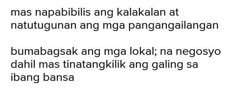 Isa Isahin At Ipaliwanag Ang Mabuti At Di Mabuting Epecto Ng MNCs At