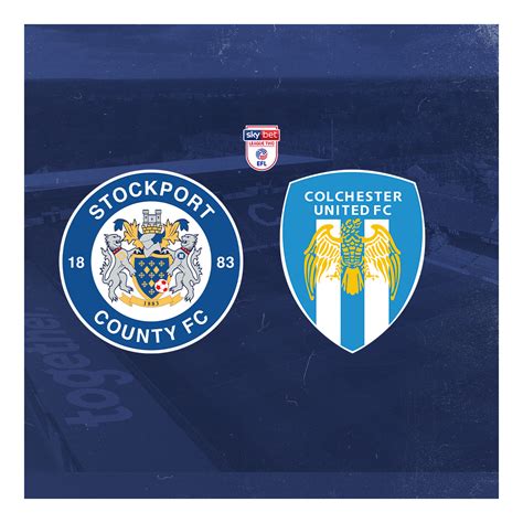 Match Info County V Colchester United 130822 Stockport County