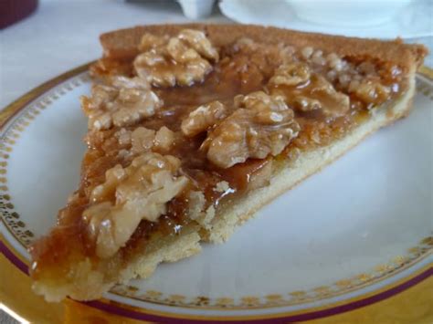 Tarte aux noix et caramel beurre salé Recette par La prune pâtissière