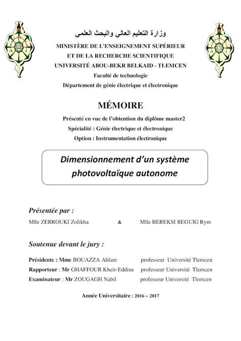 Pdf Page De Garde Depot Institutionnel De L Universite Abou Bekr