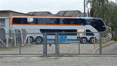 Movimento De Ônibus Na Fábrica Da Busscar Vissta Buss DD 4 Patas