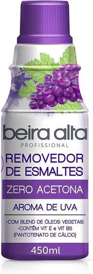 Beira Alta Removedor Zero Acetona Aroma De Uva Ml Acetona