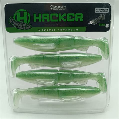 NEW ALPHA Swimbait Blando Hacker 6 Color 05 Fanatic Pesca