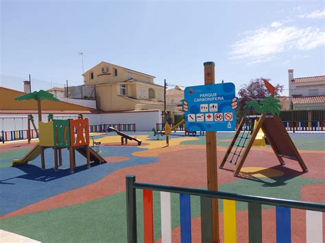 INAUGURADA LA NUEVA ZONA INFANTIL DEL PARQUE CARBONÍFERA Ayuntamiento