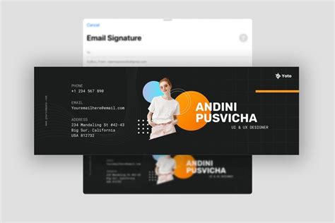 Email Signature Template in 2023 | Email signature templates, Creative email signatures, Email ...