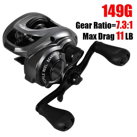 Thornsline Super Light Weight Baitcasting Reel Sistema De Freio Magn