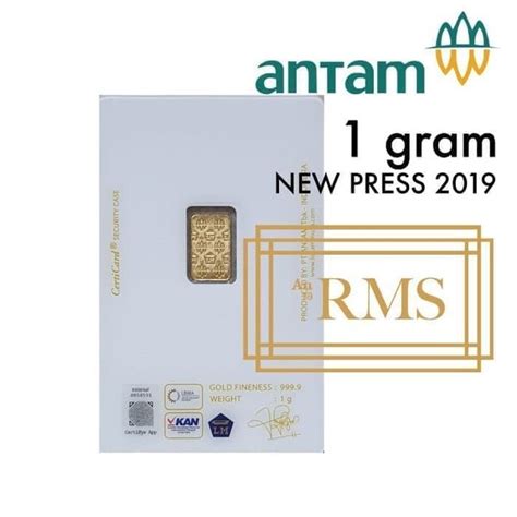 Jual Emas Antam 1 Gr Gram Logam Mulia Lm Gold Asli Sertifikat Ls Di