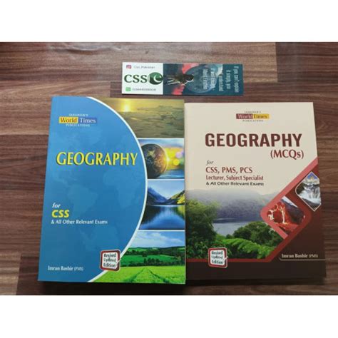 Geography Subjective Objective Mcqs Book For Css Pms By Imran