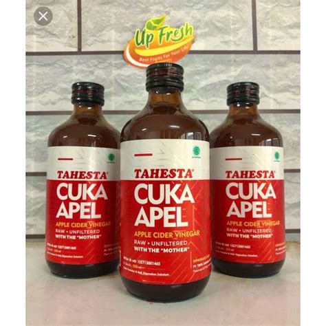 Jual Cuka Apel TAHESTA Original Organik Isi 320ml Makata Nutrea Great