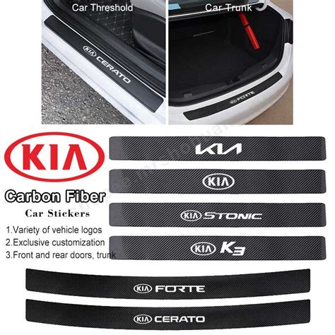 Car Door Reflective Sticker For Kia Cerato K3 Forte Stonic Rio Sportage