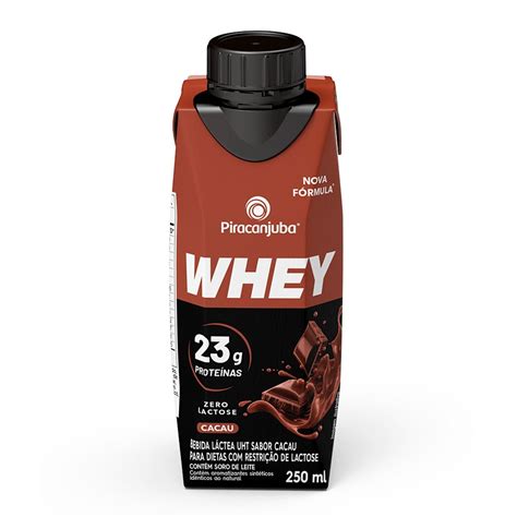 Piracanjuba Whey Zero Lactose Sabor Cacau Ml Drogaria