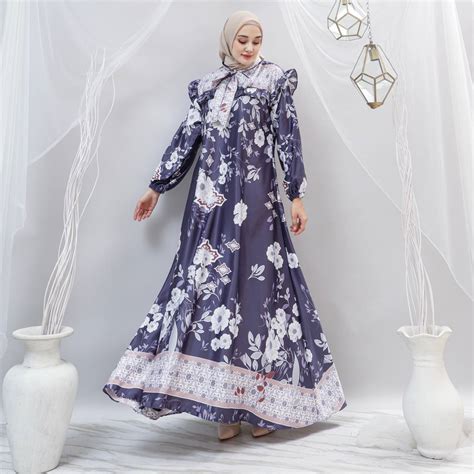 14 Model Baju Gamis Batik Cantik Yang Stylish Radar Pekalongan