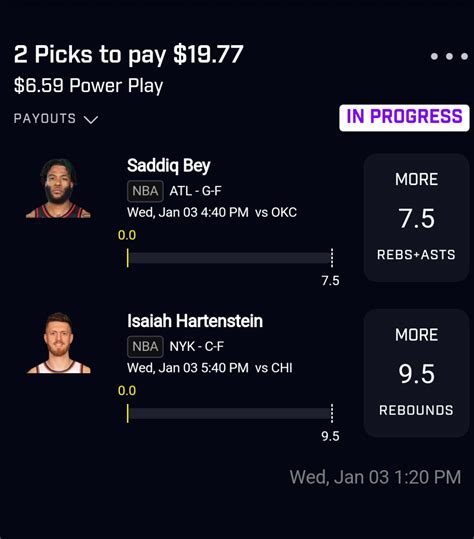 1/3 NBA prize picks!! : r/PrizePicksProfessor