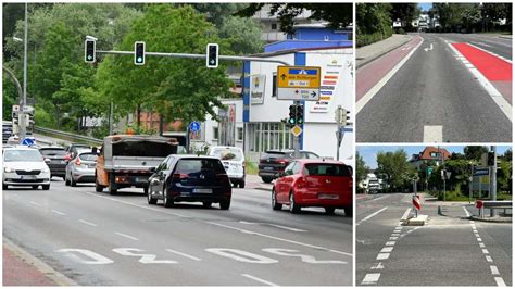 Rosenheim Nach langen Staus Verkehrsführung an TÜV Kreuzung wird