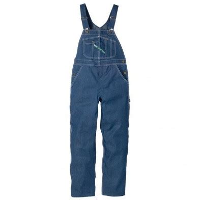 Key High Back Bib Overall Zip Fly