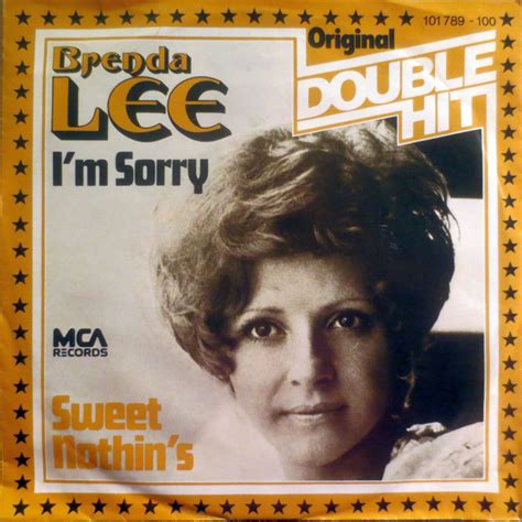 Brenda Lee - I'm Sorry / Sweet Nothin's | Releases | Discogs