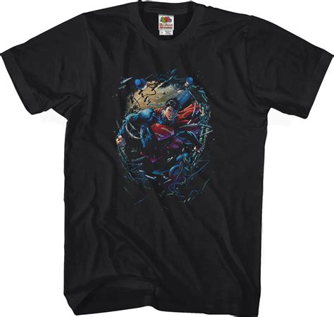 Jim Lee Unchained Superman T Shirt Dc Comics Mens T Shirt