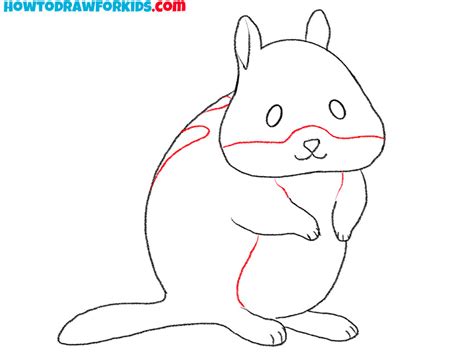 How To Draw A Cartoon Chipmunk Step By Step