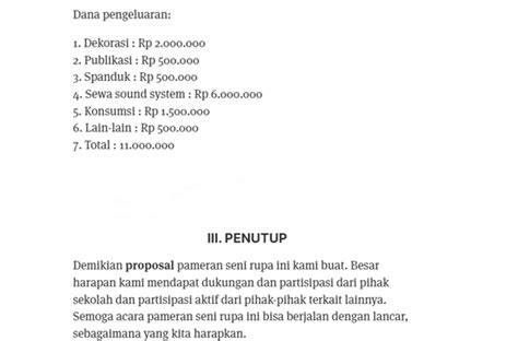 Contoh Proposal Pameran Seni Rupa Ketahui Sistematika Penulisannya