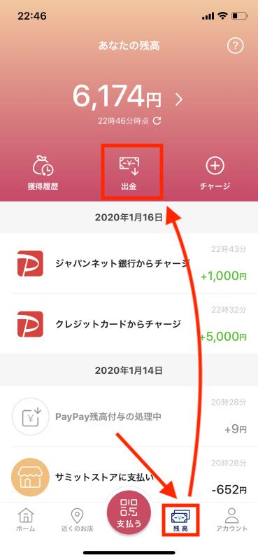 Paypay チャージ 出金 手数料