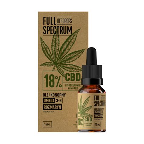 Full Spectrum Life Drops Olej Konopny Cbd Ml Cena Opinie