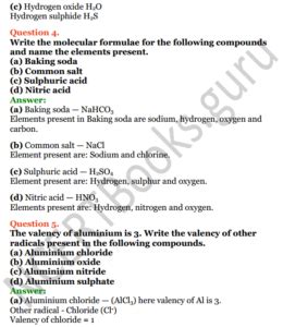 Selina Concise Chemistry Class 8 ICSE Solutions Chapter 5 Language Of