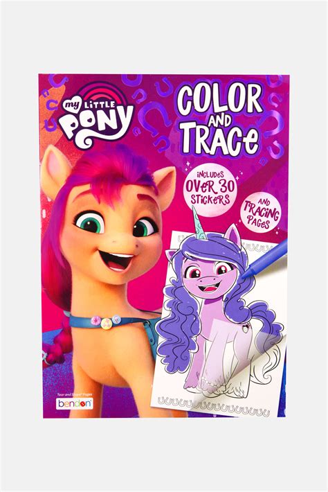 Buy Bendon My Little Pony Coloring And Trace Activity Book Pink Purple