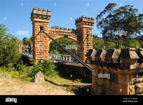 Hampden Bridge Kangaroo Valley Nsw Australia Stock Photo Alamy