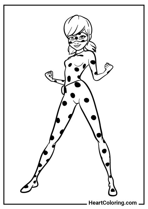 Disegni Da Colorare Di Ladybug E Chat Noir Da Stampare Su A4