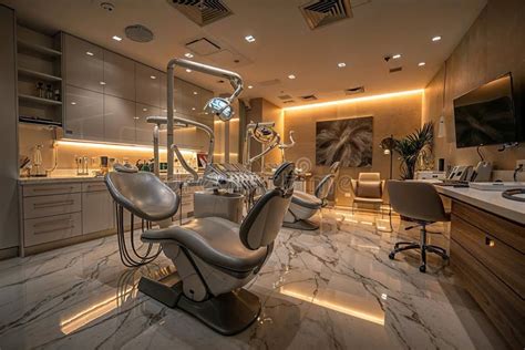 Elegant Luxury Dentistry Clinic S Interior Featuring Modern Sleek