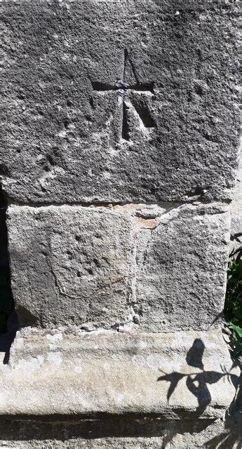 Benchmark On Tower Buttress Of St Mary S Roger Templeman Cc By Sa