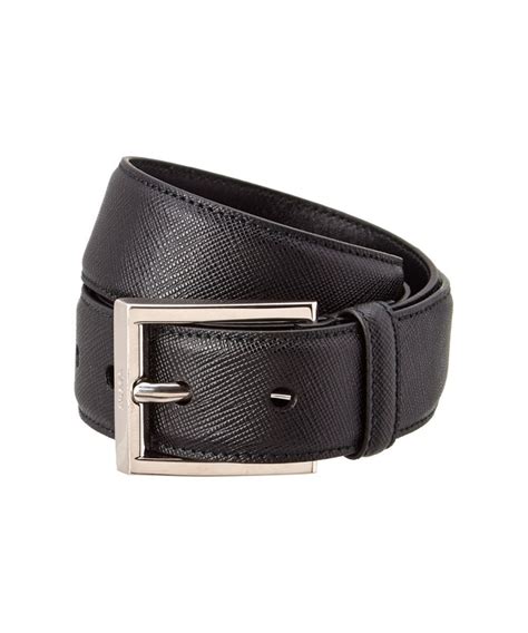 Prada Saffiano Leather Belt In Nocolor ModeSens Saffiano Leather