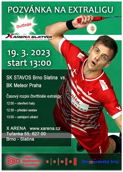 Pozvánka na extraligu badminton je badec cz