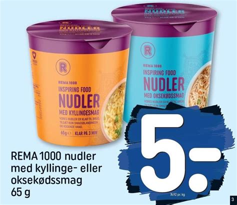 Rema Nudler M Kyllinge El Oksek Dssmag Tilbud Hos Rema