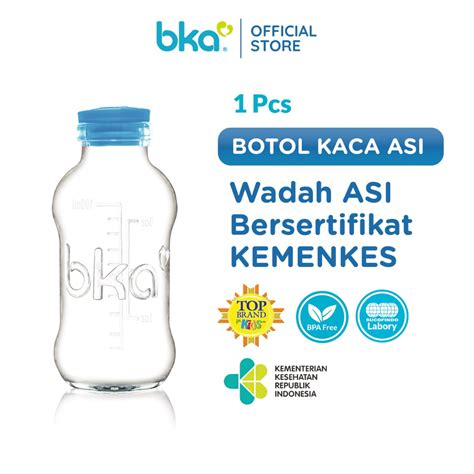 Jual Botol Kaca Asi Bka Ml Isi Pc Bpa Free Botol Penyimpan Asi