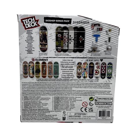 Tech Deck Bonus Pack Disorder Mini Gördeszka Készlet 6 Db Emaghu