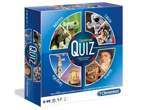 Jogo De Tabuleiro Clementoni O Grande Jogo Quiz Worten Pt