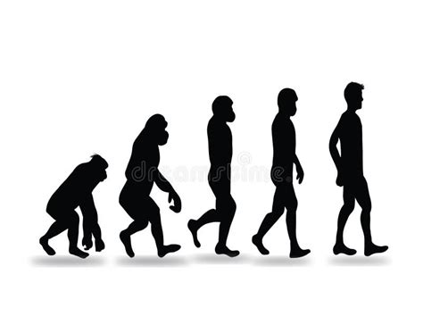 Icono De La Evolución Humana Stock De Ilustración Ilustración De