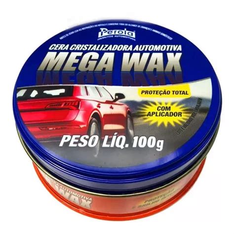 Cera Cristalizadora Automotiva Mega Wax G Mercadolivre