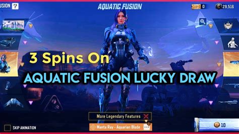 Spins On Aquatic Fusion Lucky Draw Legendary Manta Ray