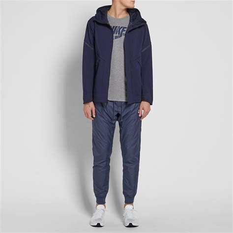 Nike Tech Fleece Windrunner Jacket Obsidian Heather And Black End