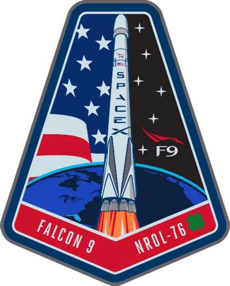 Spacex Falcon 9 Nrol 76 Pro Sport Stickers