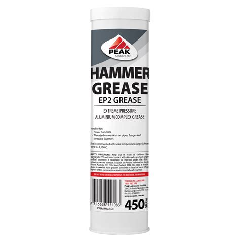 Peak Hammer Grease Peak Lubricants