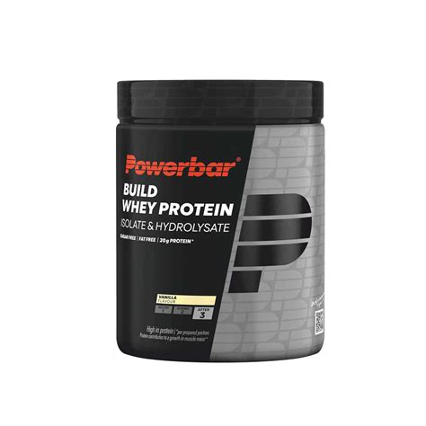 Black Line Build Whey Protein Powder Isolite Hydrolysate Van Powerbar