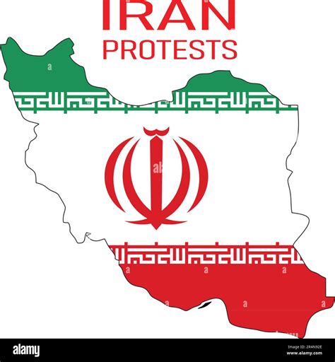 Iran Protests Iran Map Stock Vector Image Art Alamy